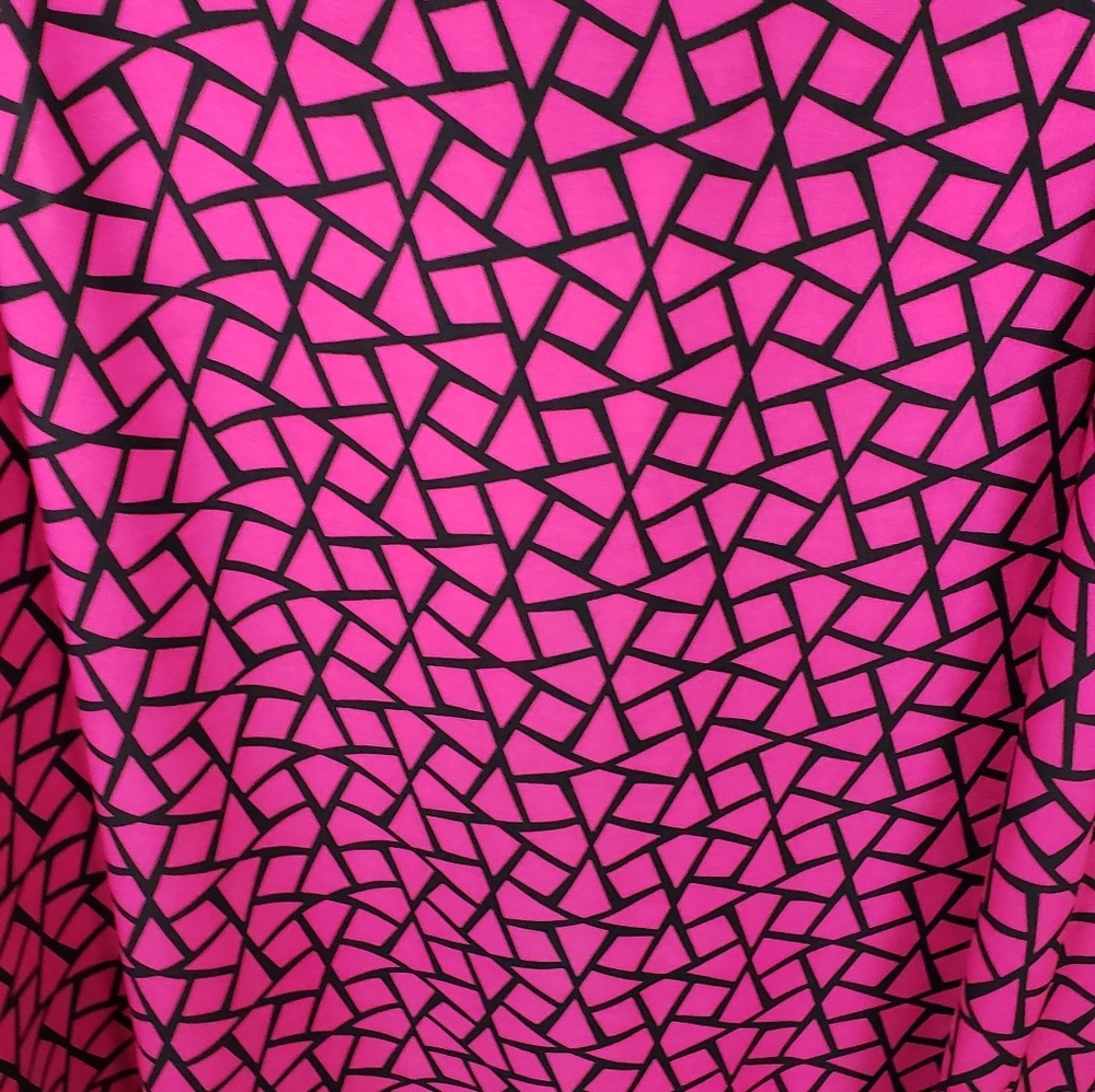 Pleione Pink Geometric Tank Top SZM - Picture 3 of 6